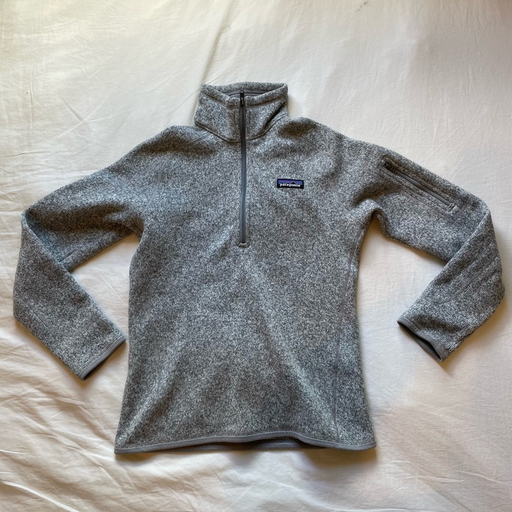Patagonia Better Sweater Quarter-Zip Gray Fleece